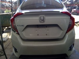 2016 HONDA CIVIC, WHITE, EX-L, 1.5L, TURBO,  A25110